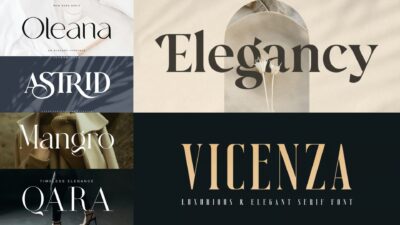 34 Elegant Fonts That Exude Sophistication & Style in 2025