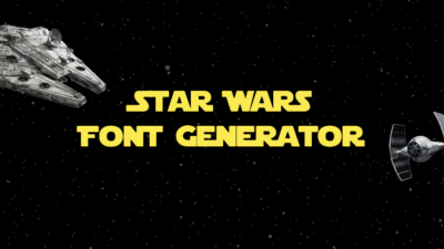 Star Wars Font Generator: Free Star Wars Text Download